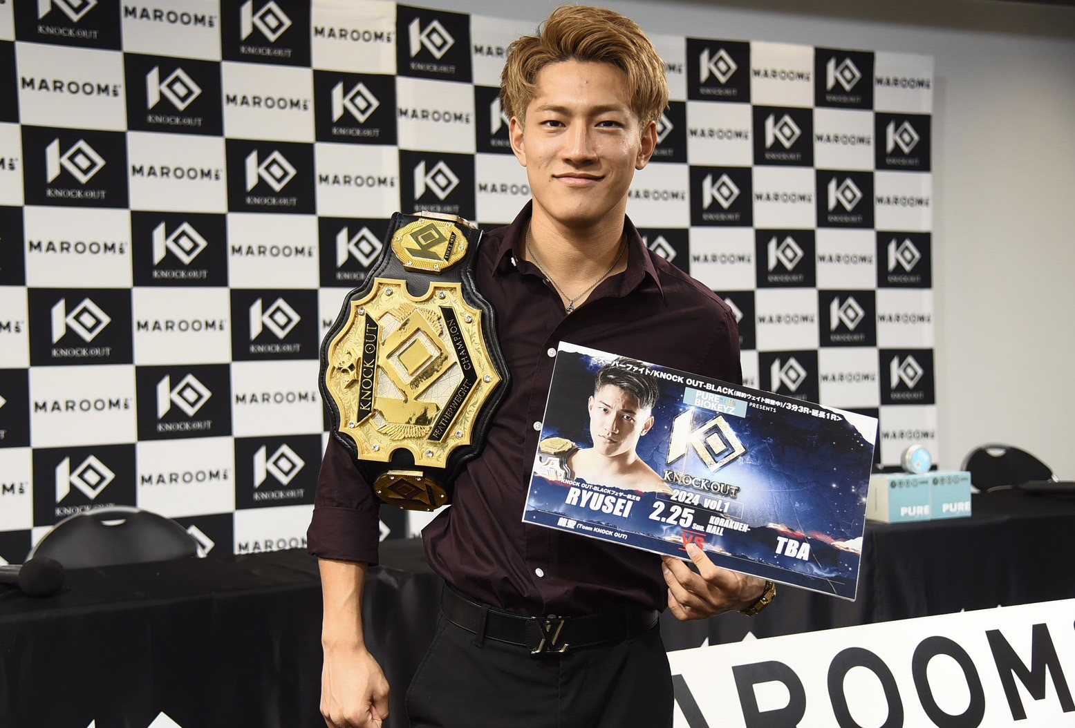 2.25 PURE BIOKEYZ presents KNOCK OUT 2024 vol.1｜カード発表会見レポート