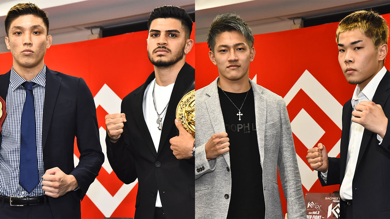 8.22 SACRED FORCE presents KNOCK OUT-EX｜対戦カード発表記者会見レポート