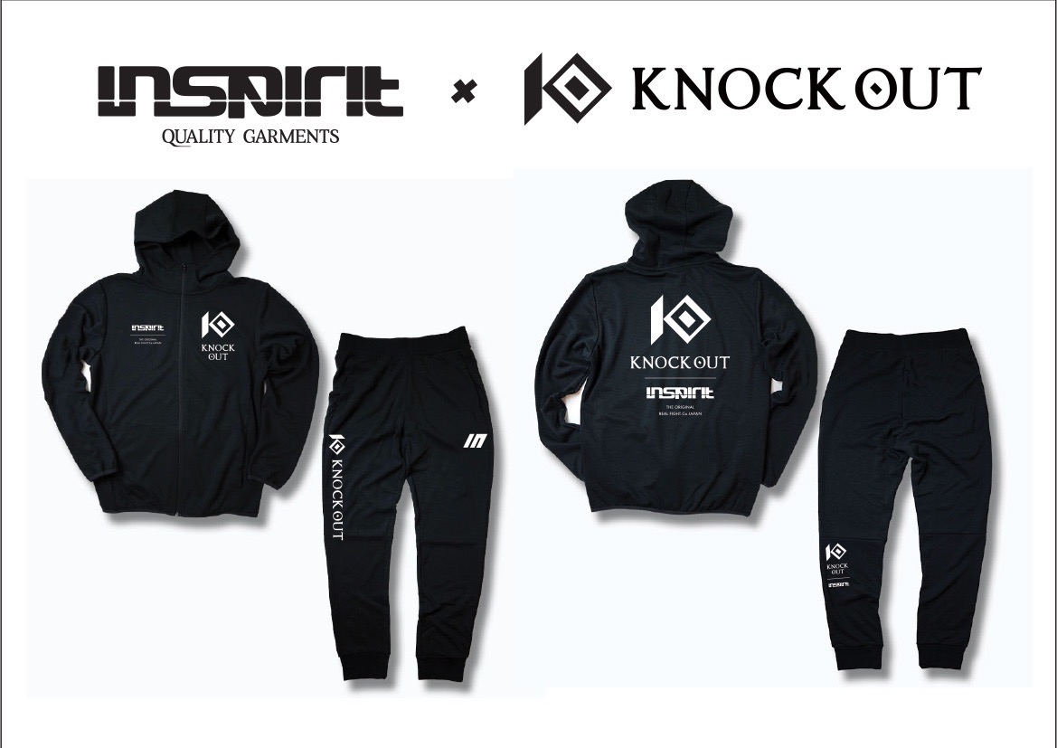 KNOCK OUT×inspiritコラボセットアップ発売！